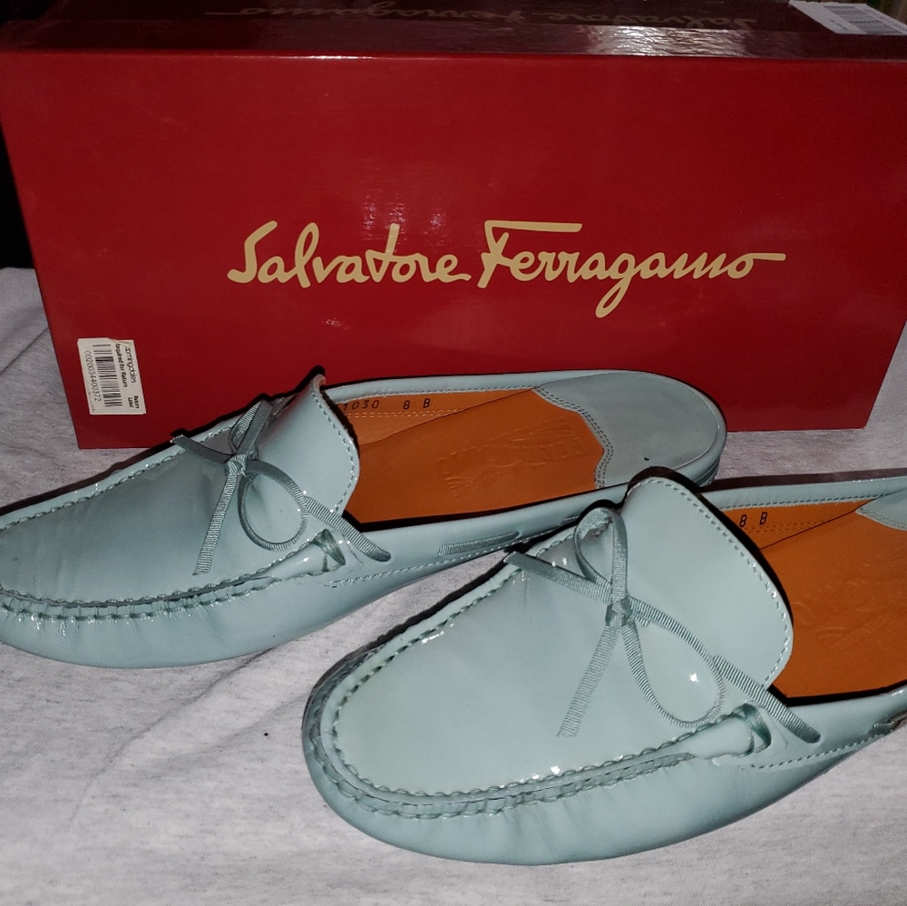 Salvatore Ferragamo Womand Mules Loafers Slipons